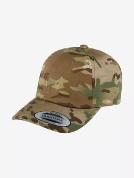 Бейсболка FLEXFIT 6245MC (оливковый), Мультицвет