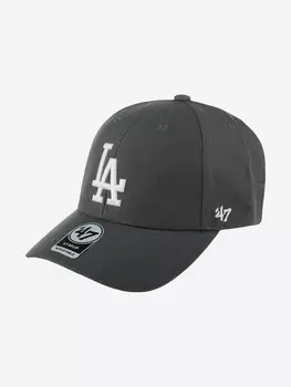 Бейсболка 47 BRAND B-MVP12WBV-CCG Los Angeles Dodgers MLB (серый), Серый