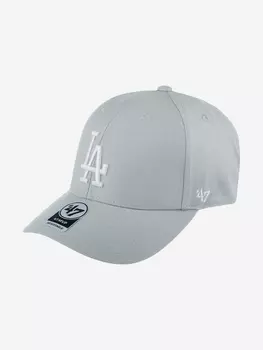 Бейсболка 47 BRAND B-MVP12WBV-LG Los Angeles Dodgers MLB (серый), Серый
