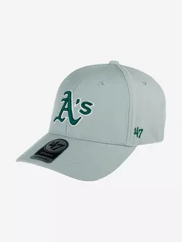Бейсболка 47 BRAND B-MVP18WBV Oakland Athletics MLB (серый), Серый