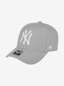 Бейсболка 47 BRAND B-MVPSP17WBP New York Yankees MLB (серый), Серый