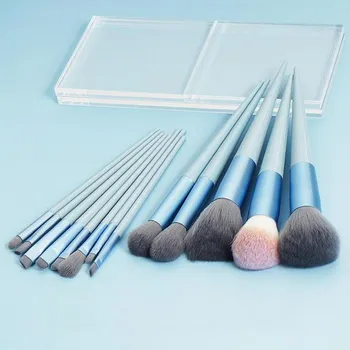 Набор из 13 шт., мягкие пушистые кисти для макияжа для косметики, тональная основа, румяна, пудра, тени для век, кабуки, растушевка, кисти для макияжа, инструменты для красоты