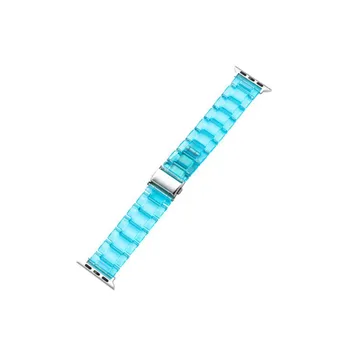 Ремешок для Apple Watch Band 7, 44 мм, 40 мм, 42 мм, 38 мм, 41, 45 мм, прозрачный ремешок-петля Correa для iwatch 7, 6 se, серии 5, 4, 3 38mm / 40mm / 41mm белый