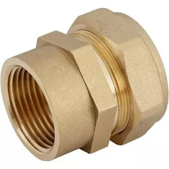 Муфта комбинированная Stahlmann 1"x25 мм ВР латунь SSFL250001BEF