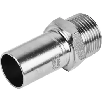 Муфта переходная Rommer 1"x28 мм НПр-НР нержавеющая сталь