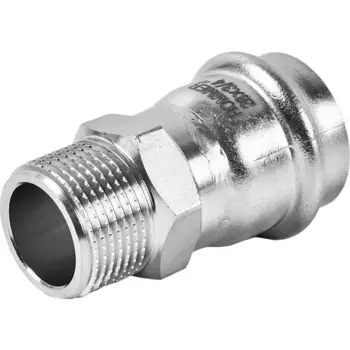 Муфта переходная Rommer 3/4"x28 мм ВПр-НР нержавеющая сталь