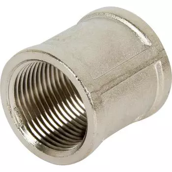 Муфта Valtec внутренняя резьба 3/4" никелированная латунь VTr.270.N.0005