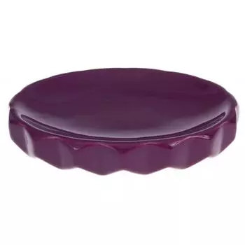Мыльница Purple керамика цвет фиолетовый