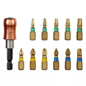 Набор бит с держателем Dexter к. Pro XM116DP-1, 11 шт.