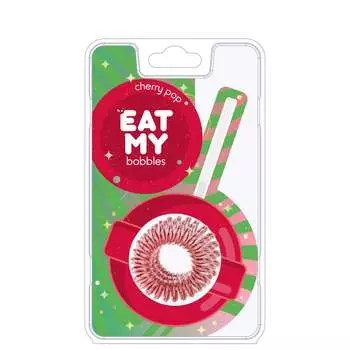 EAT MY BOBBLES Резинка для волос в цвете Вишневый леденец 3 шт