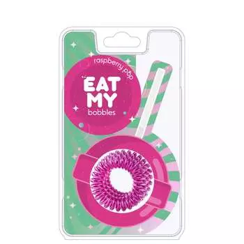 EAT MY BOBBLES Резинка для волос в цвете Малиновый леденец 3 шт