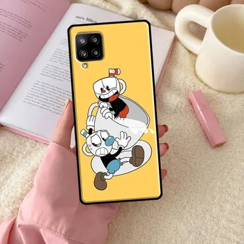 Милый игровой чехол Cuphead для Samsung Galaxy A54 A34 A14 A13 A51 A71 A33 A53 A73 A12 A22 A32 A52 A72 A52S Samsung A34 5G