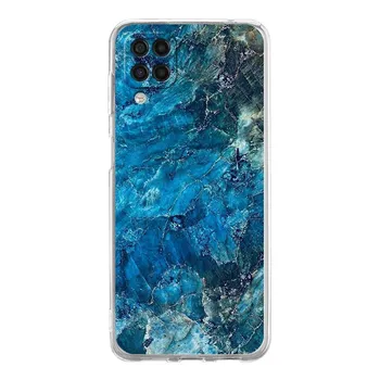 Мраморный прозрачный чехол для телефона Samsung Galaxy A51 A71 A21S A12 A11 A31 A41 A01 A03S A22 A13 A33 A73 A53 A52 A32 5G A23 Мягкий чехол Samsung A03