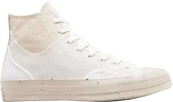 Кроссовки Converse Chuck 70 Crafted Canvas Natural, белый