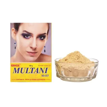 Мултани Мати: порошок для очищения кожи и волос (100 г), Multani Mati, Ganga Pharmaceuticals 6.171875