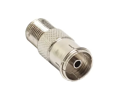 Переходник PROconnect 05-4301-4-7 антенный, (гнездо F - гнездо TV), с кольцом