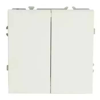 Выключатель двухклавишный Stekker Эмили RSW10-5111-01 50162