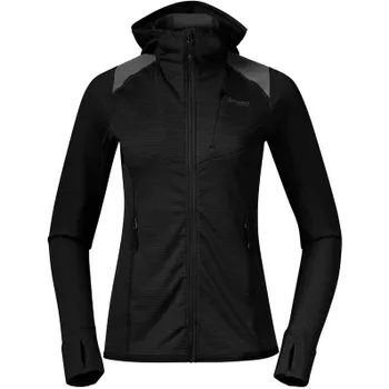 Женская куртка с капюшоном Rabot Active Mid Mid Bergans, черный