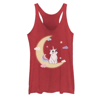 Майка с рисунком Caticorn Cloudy Moon для юниоров