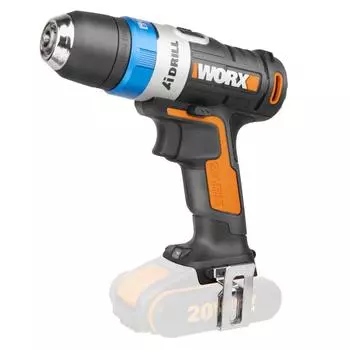 Дрель-шуруповерт аккумуляторная Worx WX178.9, 20 В Li-ion, без АКБ
