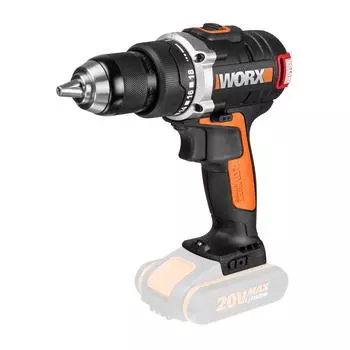 Дрель-шуруповерт бесщеточная Worx WX175.9, 20 В Li-ion, без АКБ