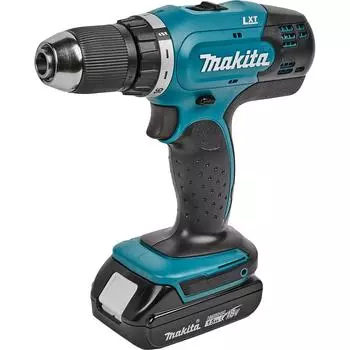 Дрель-шуруповерт аккумуляторная Makita DDF453SYE, 18 В Li-Ion 2x1.5 Ач
