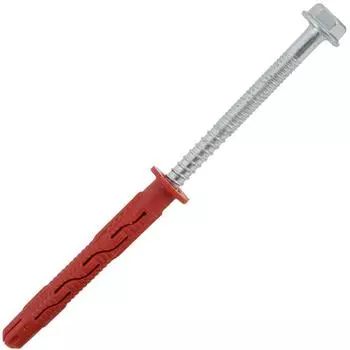 Дюбель фасадный Hilti HRD-H, 10x80 мм, нейлон/оцинкованная сталь, 4 шт.