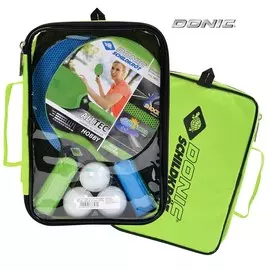 Набор для настольного тенниса Donic Alltec Hobby Outdoor (2 ракетки, 3 мячика, чехол) 788648