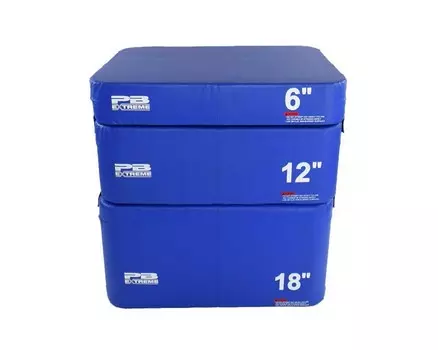 Набор плиобоксов Perform Better Extreme Foam Plyobox Set 3 3401 синий 15 см, 31 см, 46 см, синий