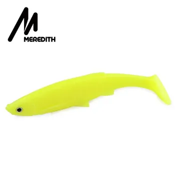 MEREDITH 4,73 дюйма, Bleak Paddle Tail, 14,5 г, 4 шт., 120 мм, мягкие приманки для рыбалки, 3D глаза, Т-образный хвост, искусственная приманка, пластиковые приманки для рыбалки на щуку 120mm 4pcs