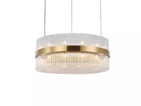 Подвесная люстра Newport 8430 8439+15/S Dark brass