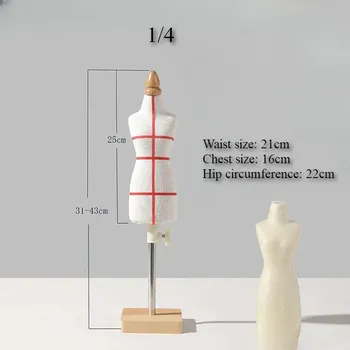 Мини женский манекен для 1/2 1/3 1/4 куклы одежда демонстрационный стенд DIY кукольный домик миниатюрные украшения принадлежности