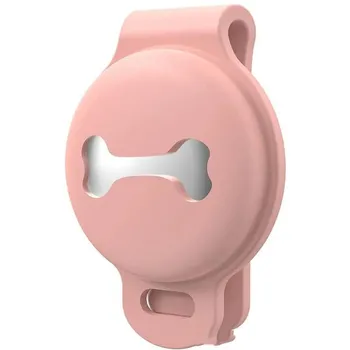 Для Apple Airtag чехол для ошейника для собак и кошек GPS Finder цветной светящийся защитный силиконовый чехол для Apple Air Tag Tracker Holder серый