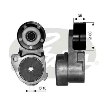 натяжитель ремня! в сборе 31.5x13.8x92\ RVI Kerax/Premium T38563 GATES