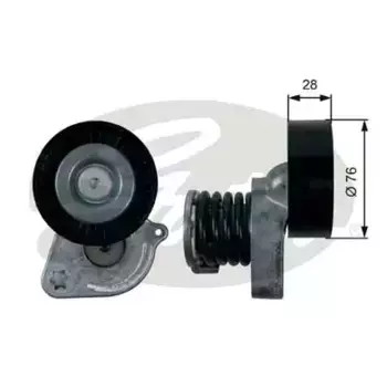 натяжной ролик ремня НО! 76х28\ MB W204/S204/W203/W211/W212/Sprinter 2.0 02> T39207 GATES