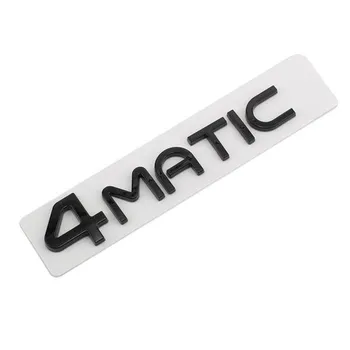 3D ABS Chrome Серебристый Черный Автомобильный Задний Багажник Наклейка 4MATIC Эмблема Значок Наклейка Автомобильные Аксессуары серебряный