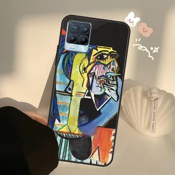 Картина Пикассо Абстрактное искусство для OnePlus 10 Pro 9 Pro 8T Nord2 9R Чехол для Realme GT 2 Pro 7 8 GT Neo2 9i 8i C21 Coque Realme C3