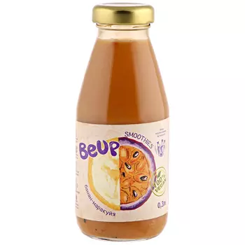 Смузи Be Up банан и маракуйя, 0,3 л
