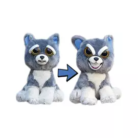 Собака серая Feisty Pets 22 см
