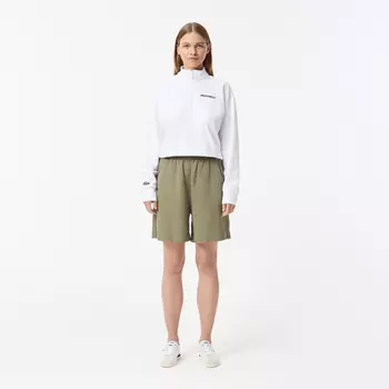 Женские шорты Lacoste из смеси льна