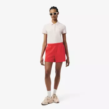 Женские шорты Lacoste из смеси органического хлопка