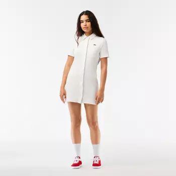 Женское платье-поло Lacoste из органического хлопка