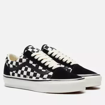 Кеды Vans LX Old Skool Checkerboard, цвет чёрный, размер 38 EU