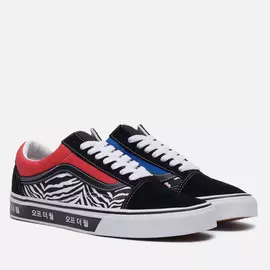 Кеды Vans Old Skool Korean Typography, цвет чёрный, размер 45 EU