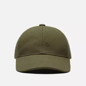 Кепка A.P.C. Charlie, цвет оливковый, размер 58