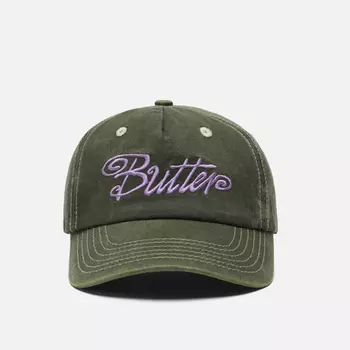 Кепка Butter Goods Jive Pinch Front, цвет оливковый