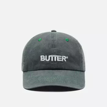 Кепка Butter Goods Rounded Logo 6 Panel, цвет чёрный