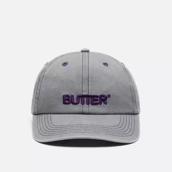 Кепка Butter Goods Rounded Logo 6 Panel Q225, цвет серый