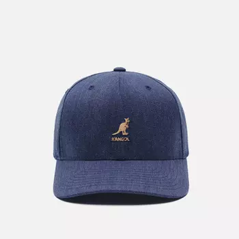 Кепка Kangol Wool Flexfit Baseball, цвет синий, размер S-M