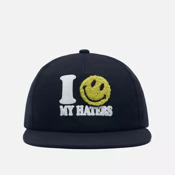 Кепка MARKET Smiley Haters 5 Panel, цвет чёрный